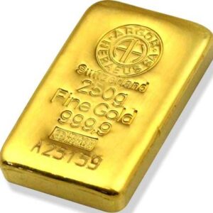 Zlatá investičná tehlička Argor Heraeus 250g
