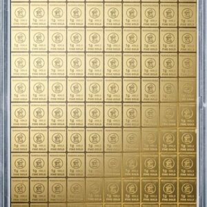 Zlaté investičné tehličky Heimerle Meulle 100x1g